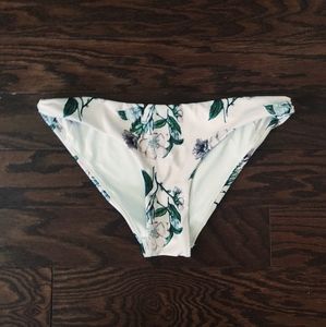 H&M pink floral bikini bottom